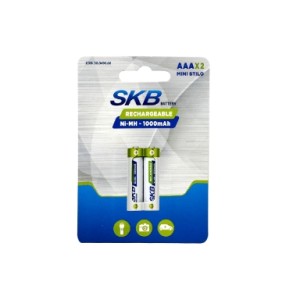 SKB 38.0490.60 - Επαναφορτιζόμενες μπαταρίες MH1000AAA 2 τεμ. Ni-Mh 1000mah Μπαταρίες Onetrade